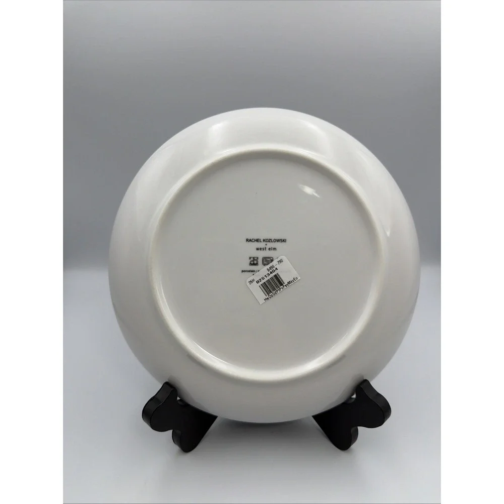 West Elm Rachel Kozlowski Dapper Animal Salad Plate Halloween Psycho Monkey 8.5